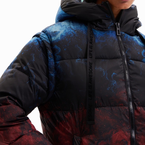 Desigual Padded gilet-jacket M - Picture 2 of 5